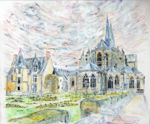 Vendôme (Loir-et-Cher): Cathédrale gothique et presbytère