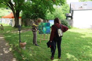 Peintures d'Isabelle Garnier. Artistes du Loir et Cher, Journées Portes ouvertes 15-16/06/2024