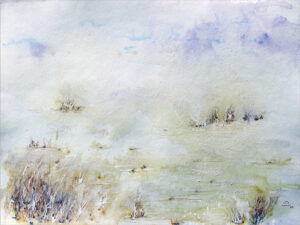 Hiver 2. Aquarelle. 2022