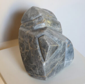 Prisme Bleu, Marbre gris-bleu, Aime, Savoie, France. 2025