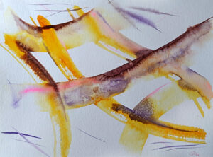 Trémie. Aquarelle. 2025